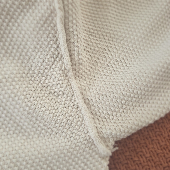 Free People Cream Knit Joggers Set Top And Bottoms Both MEDIUM - Picture 8 of 9